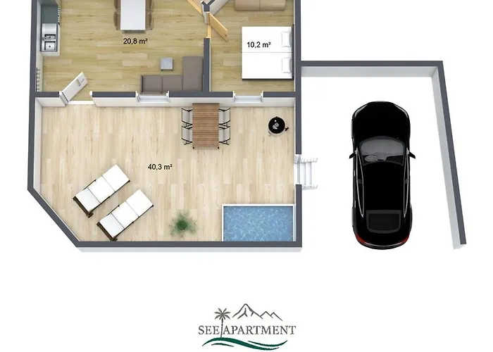 アパート Seeapartment Angerer Terfens